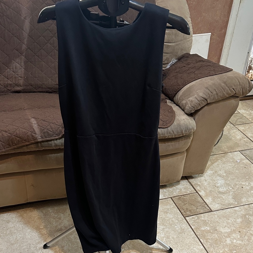 Old Navy Classic Black Midi Dress